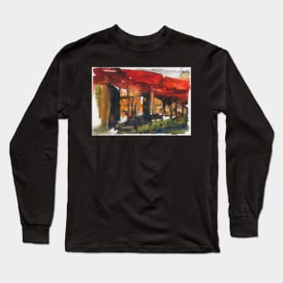 Paris cafe Long Sleeve T-Shirt